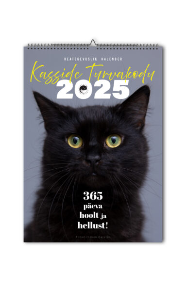Kasside Turvakodu seinakalender 2025 kuvatõmmis